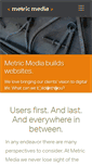 Mobile Screenshot of metricmedia.com