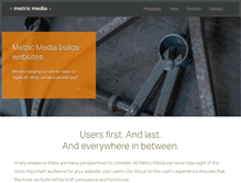 Tablet Screenshot of metricmedia.com